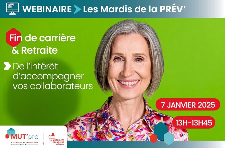 Webinaire Les Mardis de la prév sur la préparation à la retraite des salariés