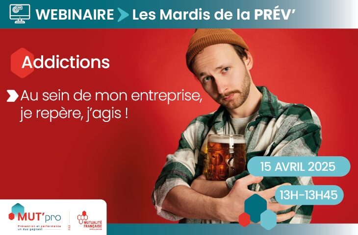 Webinaire Les Mardis de la prév sur la prévention des addictions en milieu professionnel