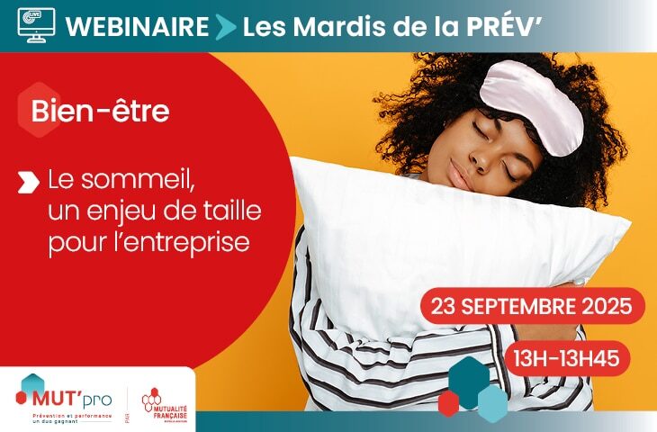 Webinaire Les Mardis de la prév sur le sommeil des salariés