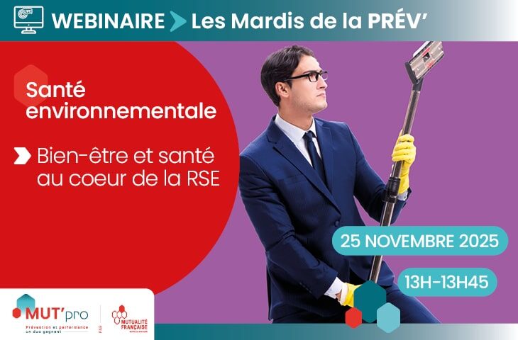 Webinaire Les Mardis de la prév sur la santé environnementale au travail