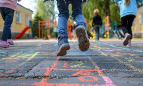 Avec Bouge tes baskets, la Mutualité Française Nouvelle-Aquitaine lutte contre la sédentarité des enfants en Nouvelle-Aquitaine.