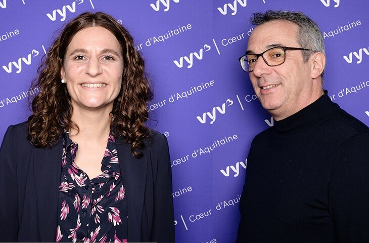 VYV Care Coeur d'Aquitaine : Noémie Lachaud et Franck Bonichon