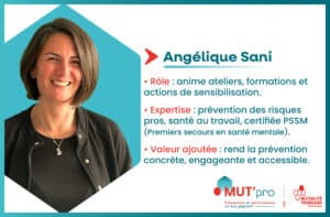 Portrait d'Angélique Sani, animatrice et formatrice - MUT'pro