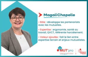 Portrait de Magali Chapelle, responsable développement mutuelle - MUT'pro