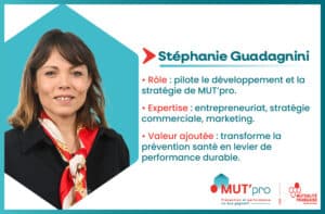 Portrait de Stéphanie Guadagnini, responsable du Pôle Prestations Santé - MUT'pro