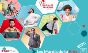 • Texte alternatif (alt) : Professionnels en entreprise participant à un webinaire sur la santé au travail