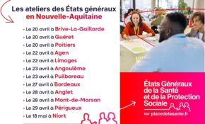 Liste des ateliers des états généraux santé protection sociale 2026 en Nouvelle-Aquitaine